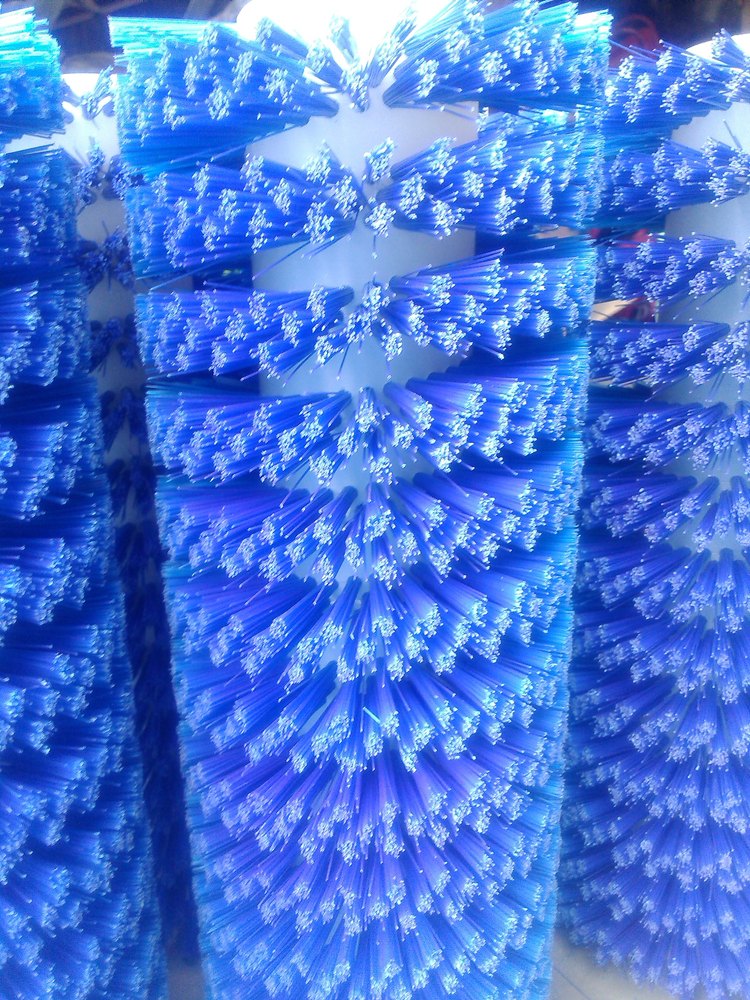 Blue Nylon Roller Brushes (Conveyor Belt Cleaning Brushes)
