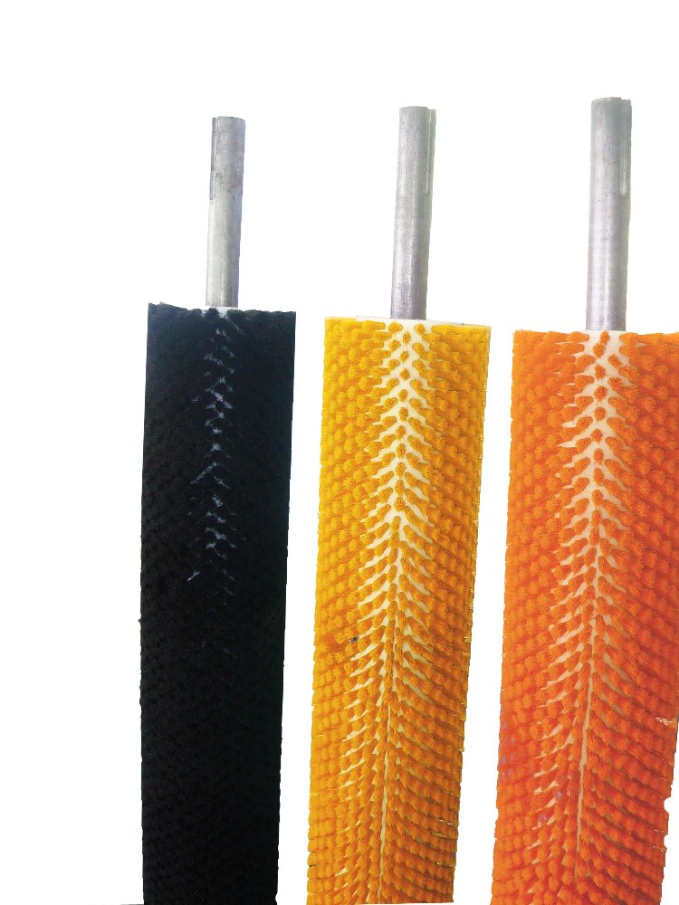 Conveyor Roller Brush, For Surface Preparation
