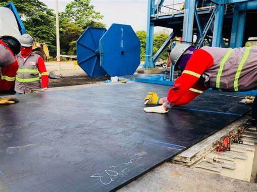 Carbon Steel Double Sprocket Tapered Roller Conveyor Belt Cold Vulcanising Joint
