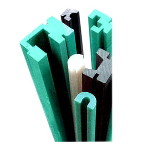 Flexline Natural and Black UHMWPE Wear Strips Profile