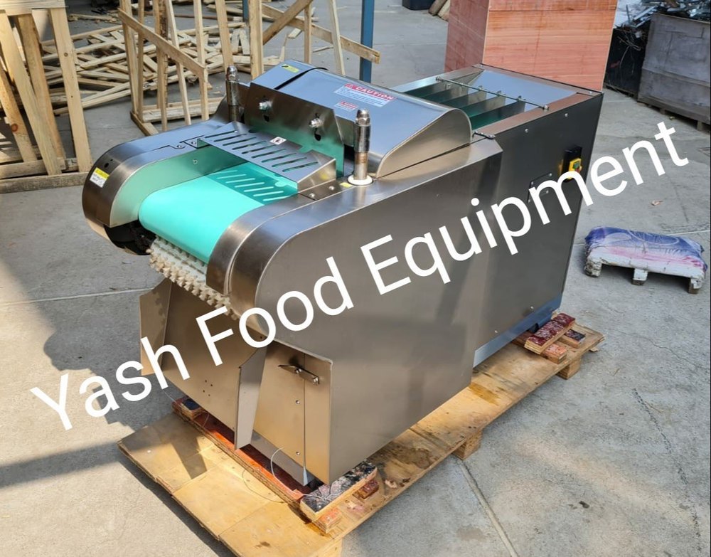 STEEL High Speed Conveyor Veg Ginger Cutting Machine (Multi )