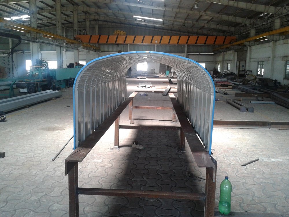 Blue Conveyor Belt Hood Cover, Thickness: 0.60 mm, Commercial