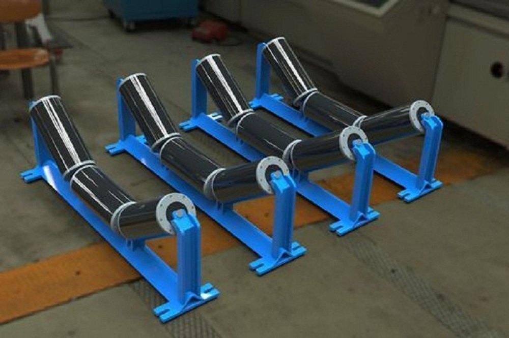 4mmx50 Mild Steel Carrying Conveyor head pulley n tail pulley, Roller Length: 200 Mm