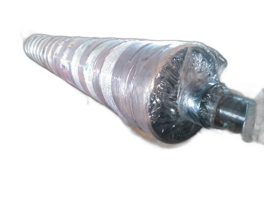 SS Black Ebonite Coated Roller, For Industrial