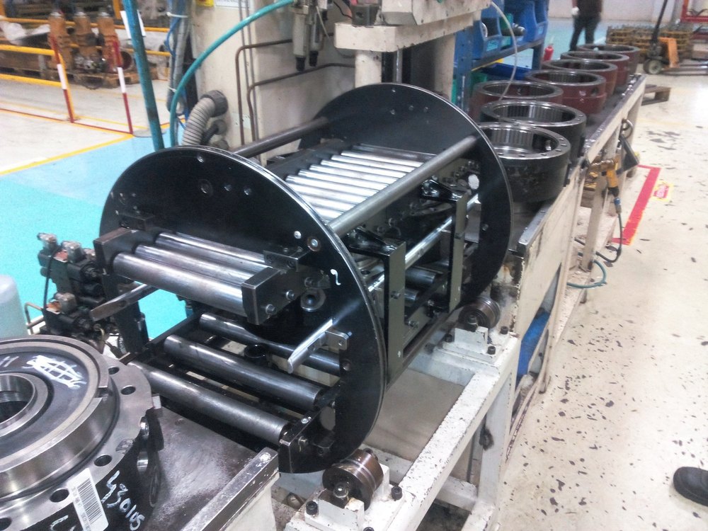 Mild Steel Simple Taper Roller Conveyor Turntable