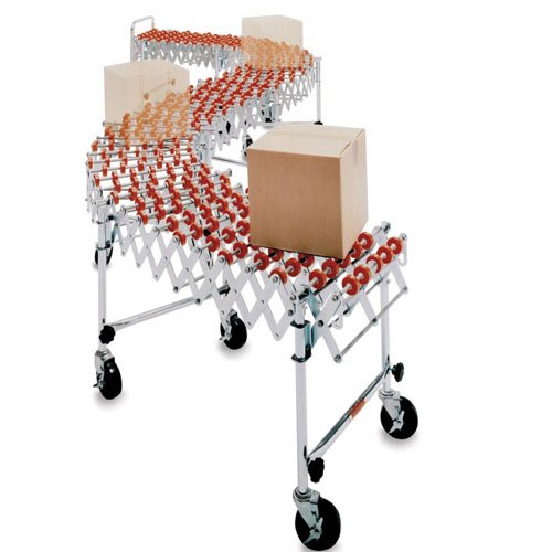 SS 10 M VASP Motorized Flexible Roller Conveyor, Roller Diameter: 50 mm, Capacity: 40 kg/M