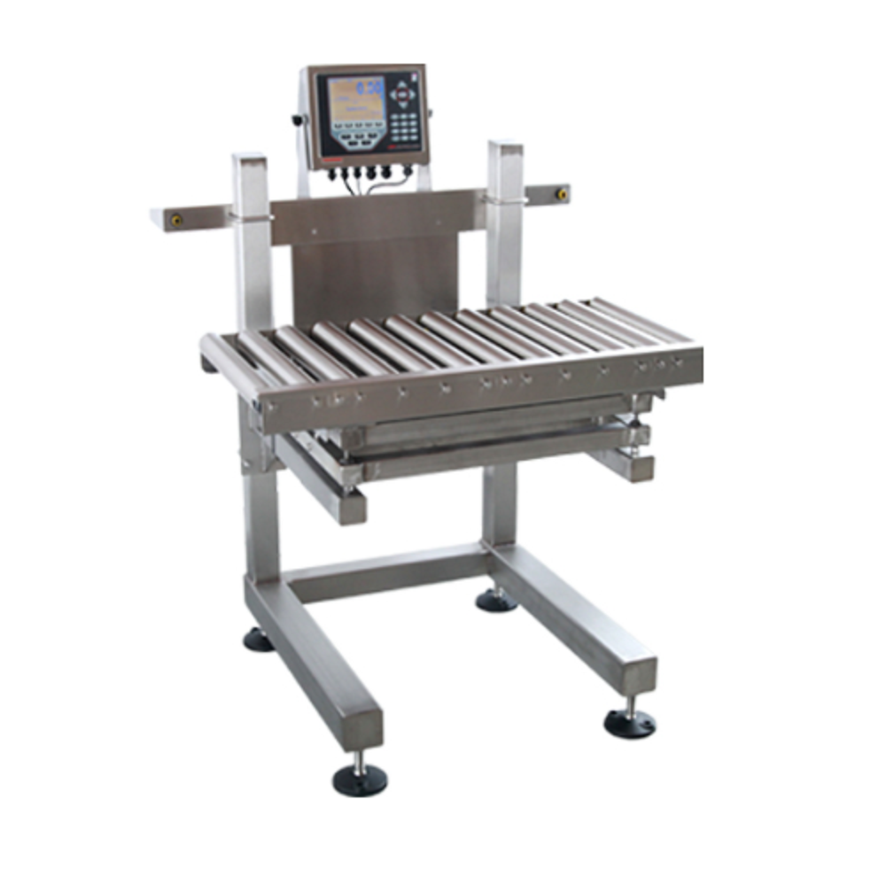 Stainless Steel Double Sprocket Tapered Roller Belt Conveyor Scale, For Industrial