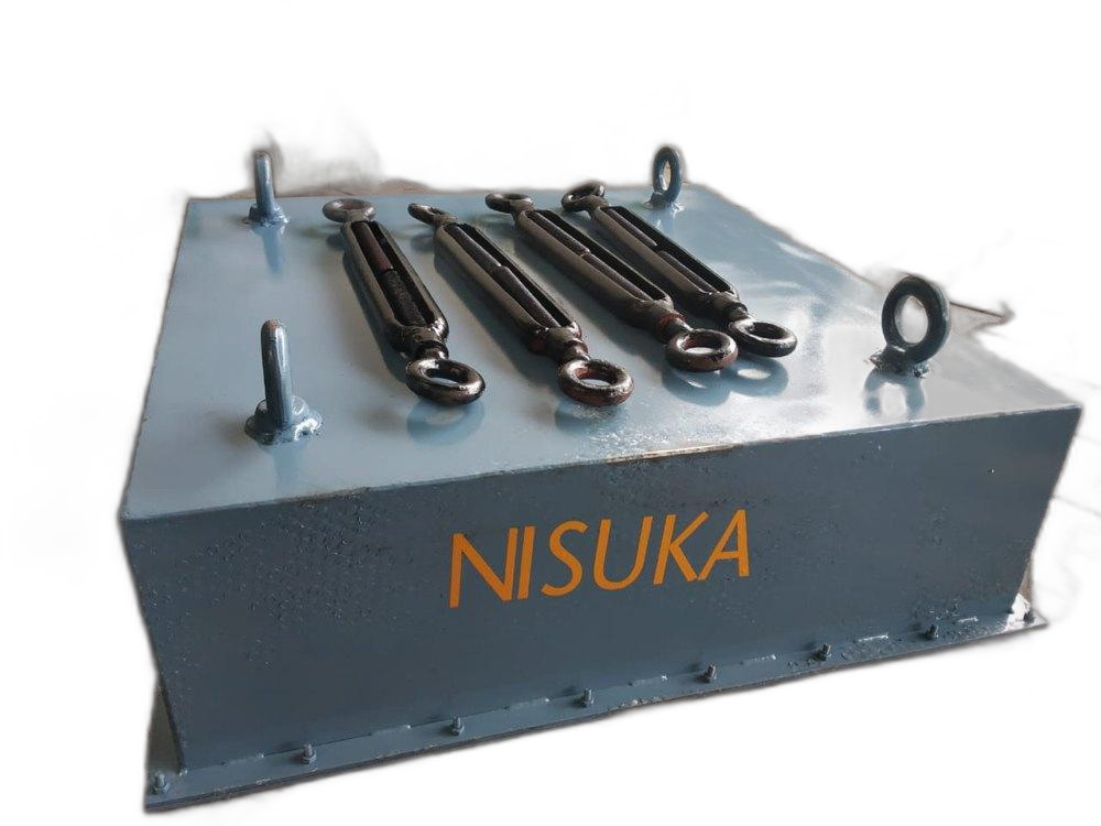 Mild Steel Permanent Suspension Magnet, For Industrial, Thickness: 50mm