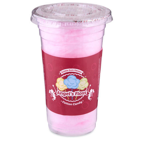 Angel\'\'s Floss Bubble Gum Flavour Cotton Candy, Pack Type: Plastic Jar