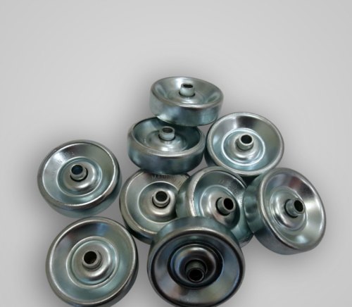 O-Groove Rollers Ball Bearing Skate Conveyor Wheel, Thickness: 20