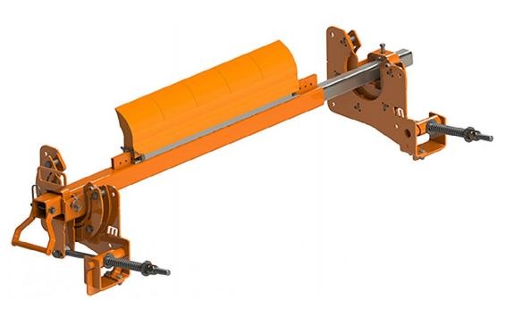 Carbon Steel Simple Taper Roller Conveyor Belt Cleaner