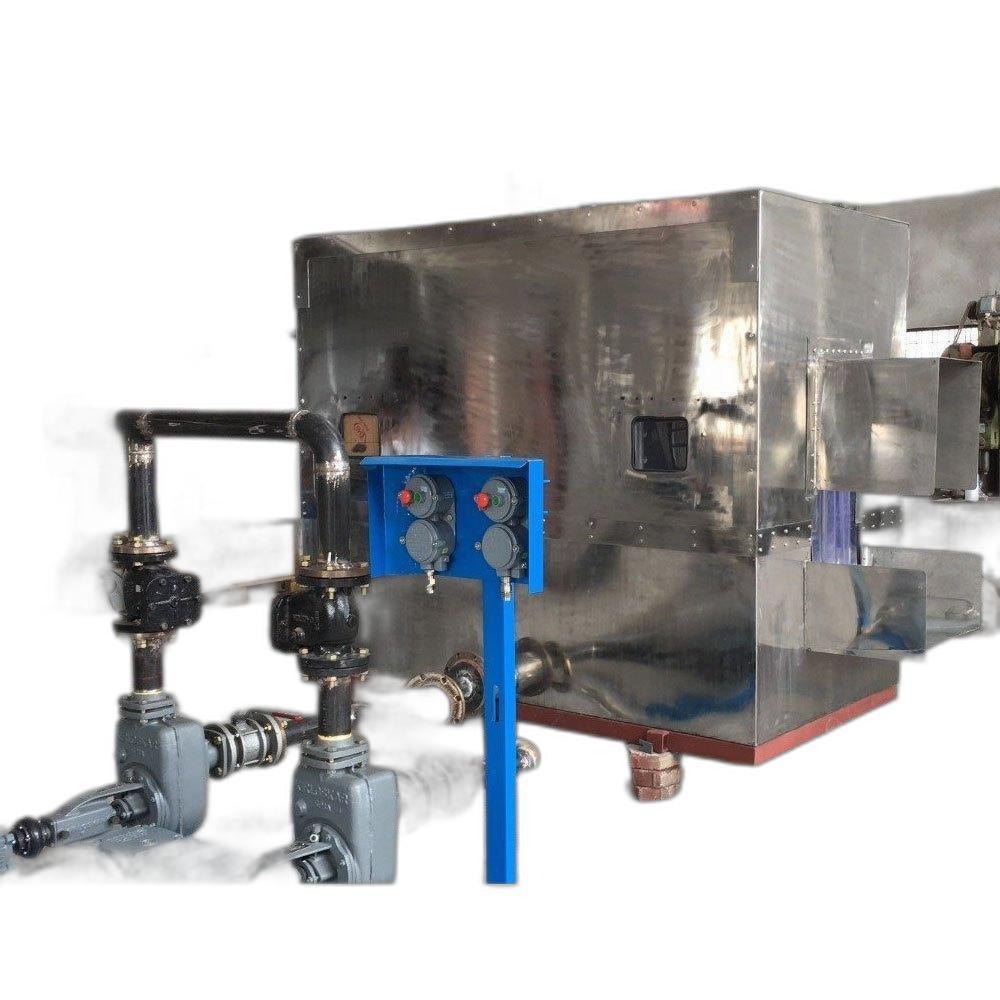 O-Groove Rollers Steel Conveyor Chain Washing Machine, Capacity: 100kg Per Feet