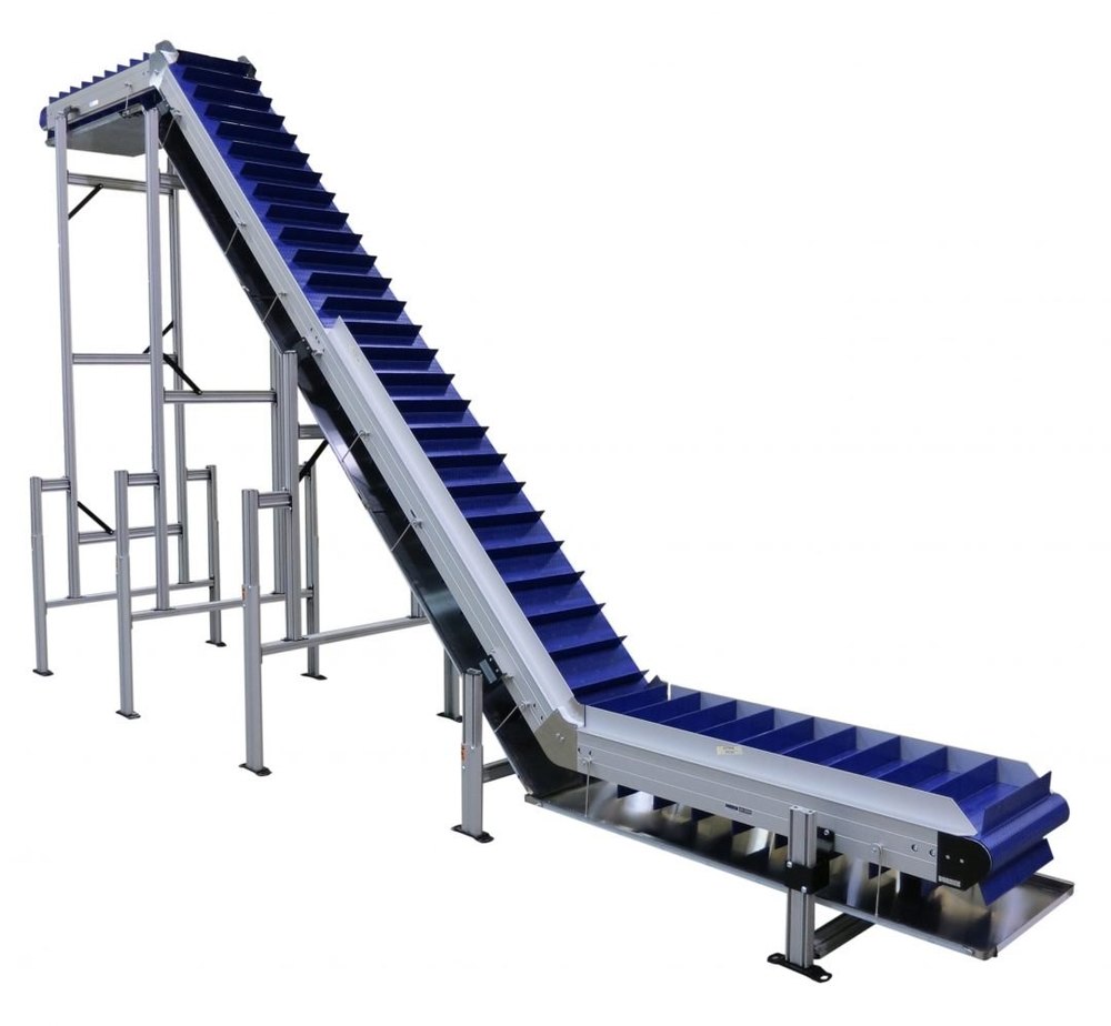 PVC INCLIND CLEATED CONVEYOR, Belt Thickness: 2 MM TO 10MM, Upto 17mpa