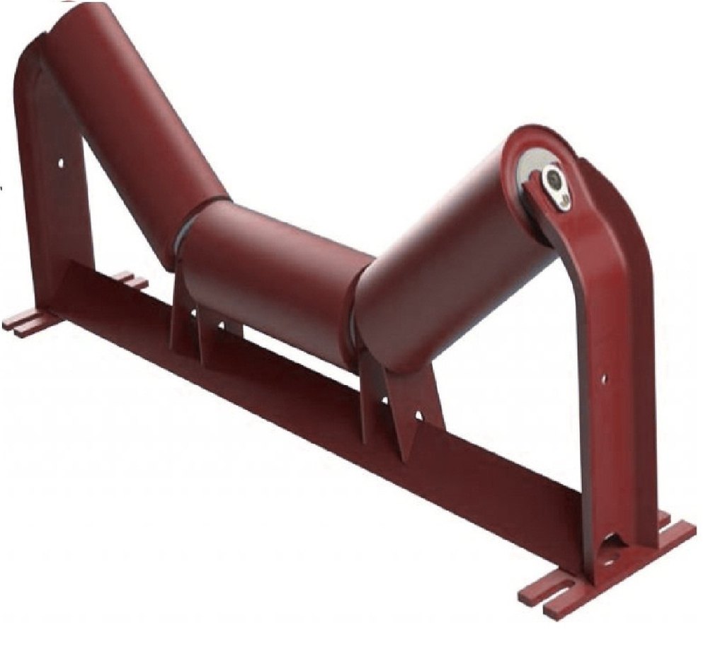 Mild Steel Conveyor Idler With Bracket, Size: 10inch