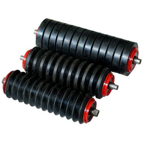 50 - 219 Mm Conveyor Rubber Ring Roller, Roller Length: 200-3400 Mm