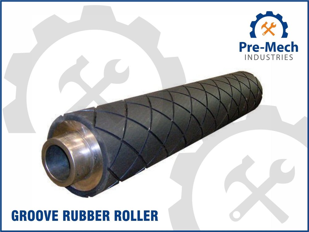 Mild Steel Conveyor Rubber Ring Rollers