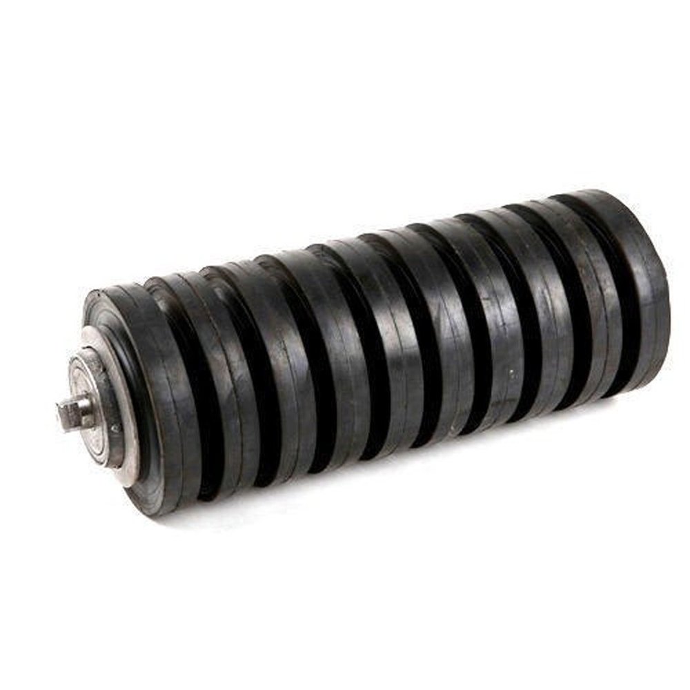 150 mm MS Conveyor Rubber Ring Roller, Roller Length: 755 mm
