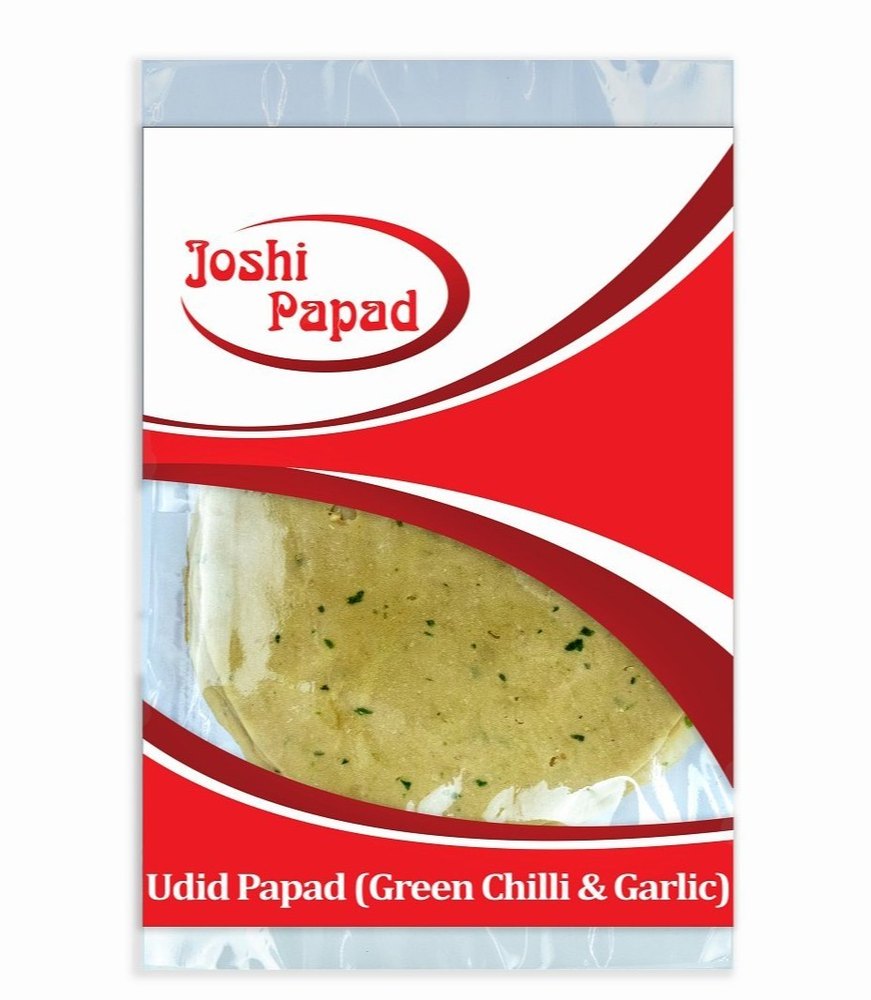 200 Gm Joshi Udid Garlic Green Chilli Papad