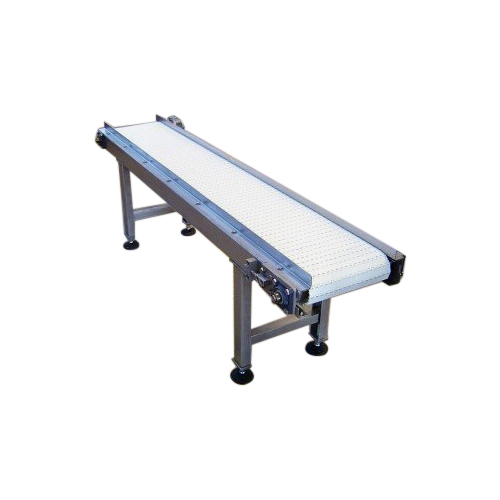 Mild Steel, Stainless Steel Plastic Belt Conveyor, For Pharma
