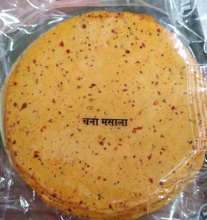 Chana lahsun papad, Plain Pkt With Cartoon, 500 Gm