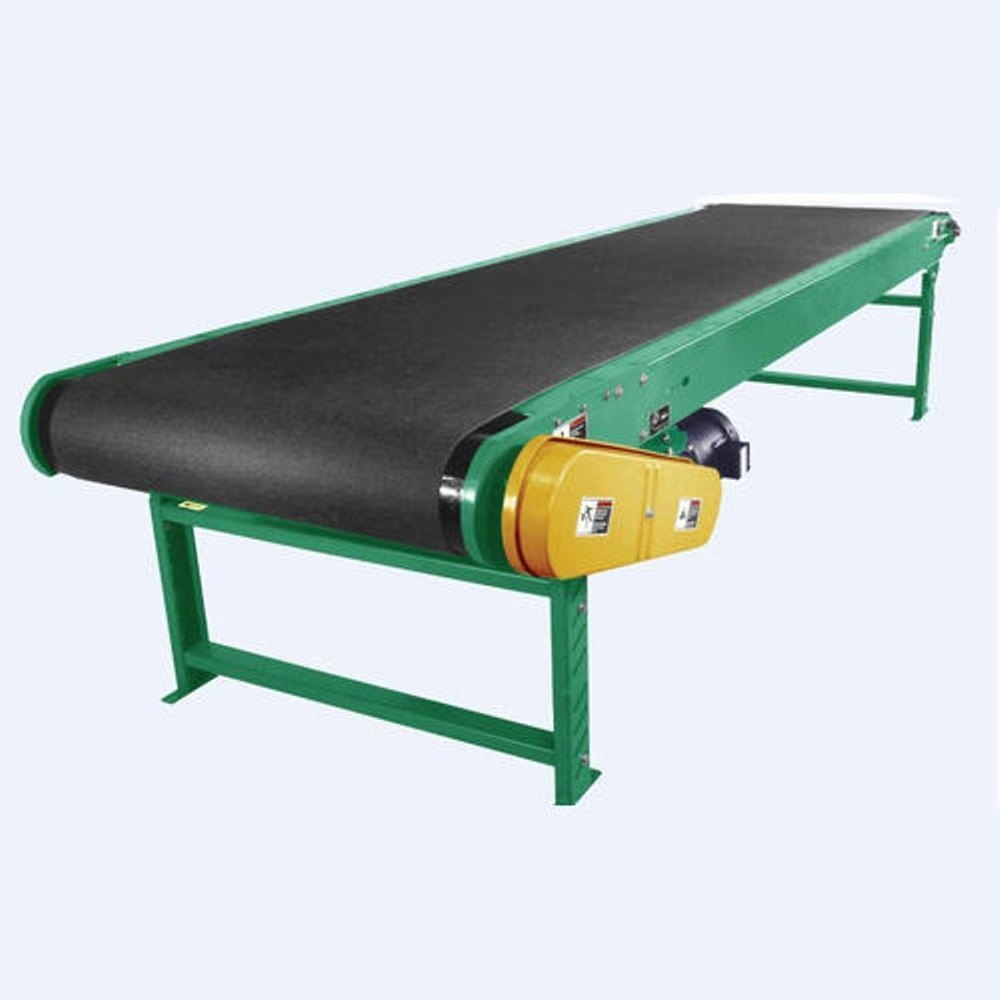 MS, Rubber Material Handling Belt Conveyor, For Industrial, Capacity: 100 Kg/Feet