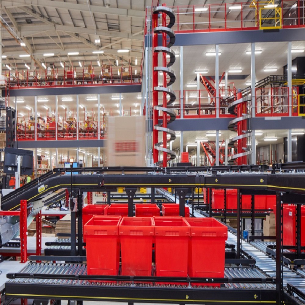 Rubber Flexible Conveyors Ware House Conveyor