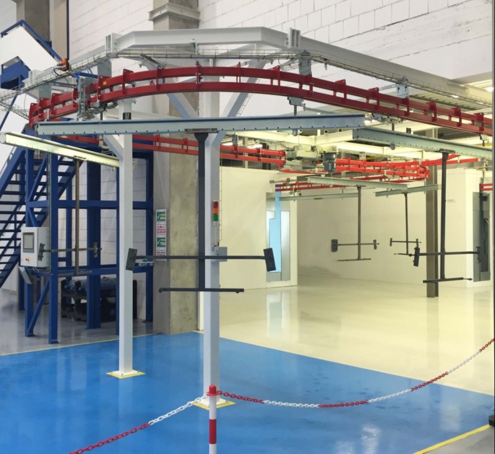 700 kg Overhead Conveyors, For Industrial, Automation Grade: Semi-Automatic