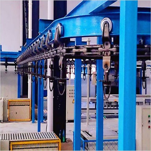 100-150 kg Per Feet Cast Iron I Beam Overhead Conveyor System, Industrial, Automation Grade: Automatic