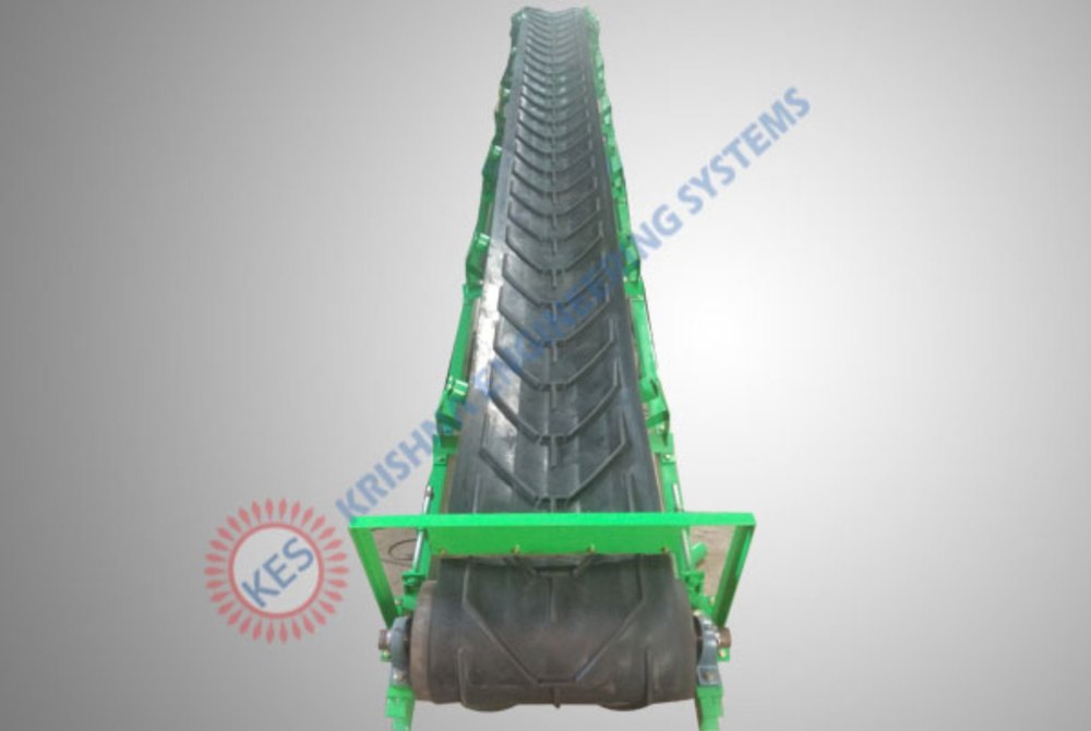 PVC Chevron Belt Conveyor, Material Handling Capacity: 5 Ton Per Hour, 0.75 Kw