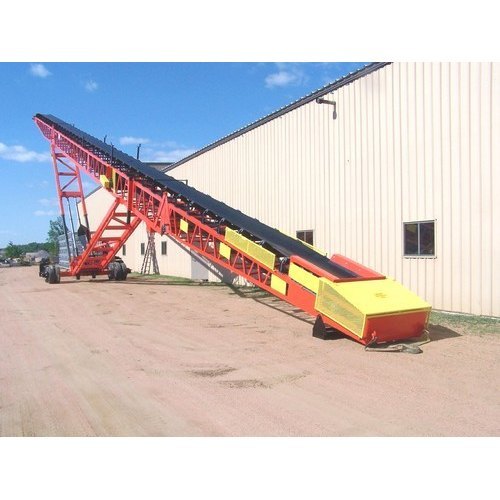 Mild Steel VASP MS Stacker Conveyor, For Packaging, Material Handling Capacity: 60 kg Per Feet