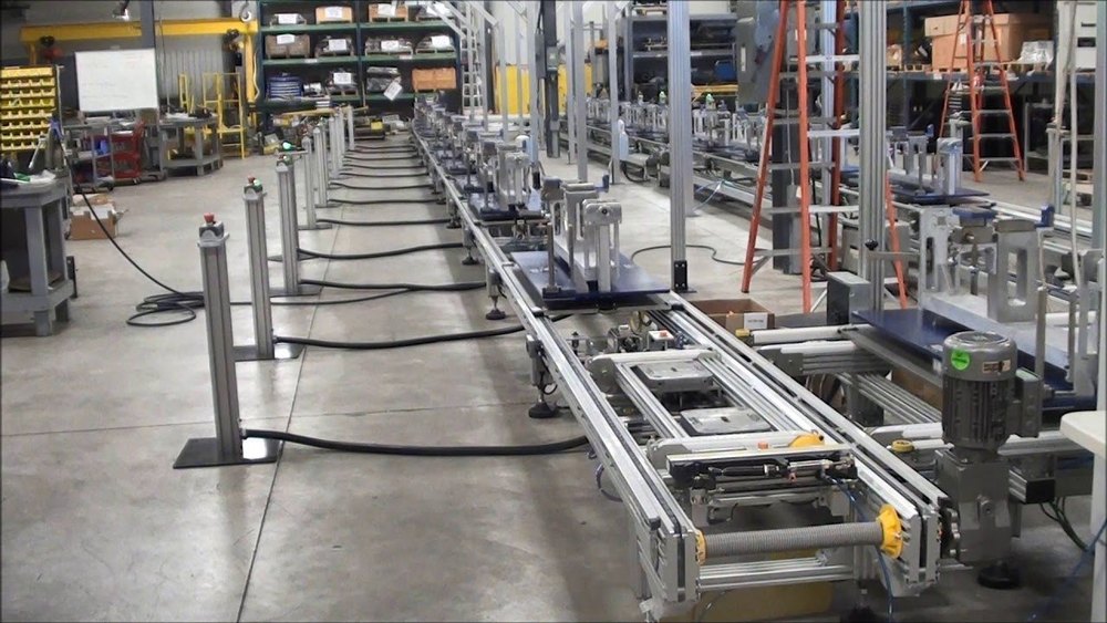 SD FOOD Led Tv Assembly Line Conveyor System, Production Capacity: 100