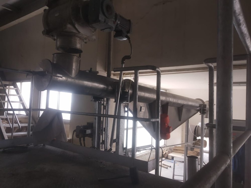 Round Seamless SS Vibro conveyor, For Industrial, 3 meter