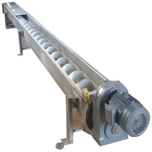 Absolute Motion Stainless Steel Screw Conveyor, Capacity: 100 Kg, 240 V