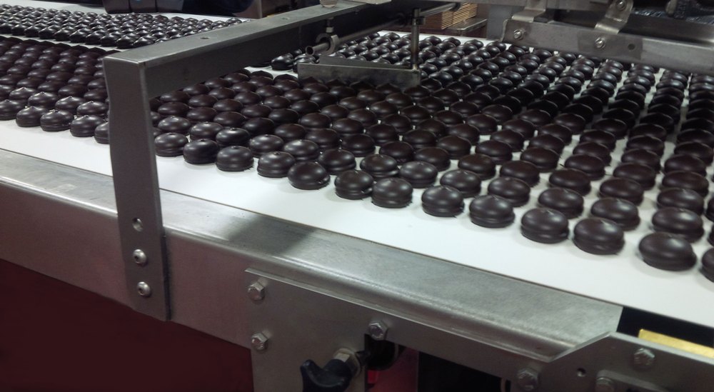 Stainless Steel Cooling Conveyor for Material Handling