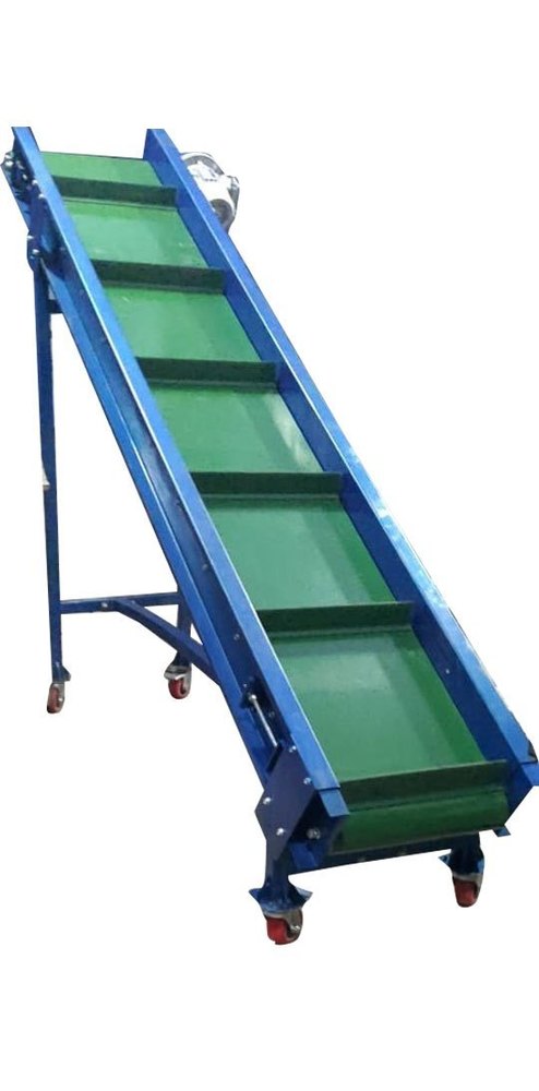 Electric Stainless Steel Feeding Conveyor, Capacity: 60 kg/ft