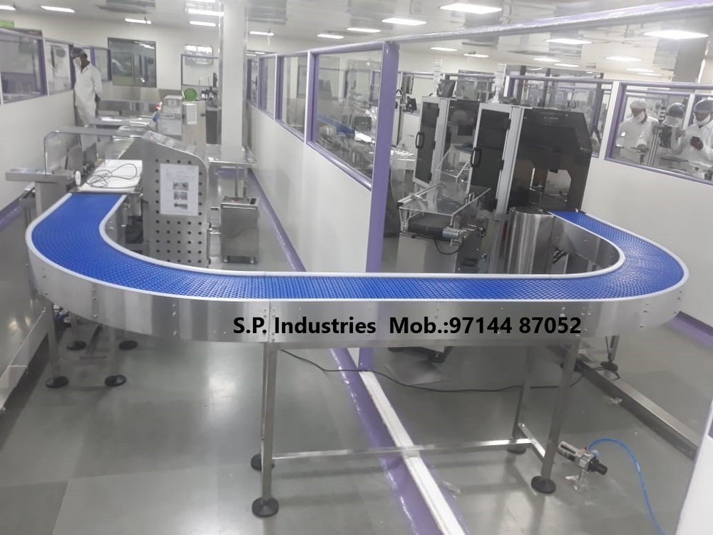 Packing Line Conveyor, Capacity: 50-100 kg per feet