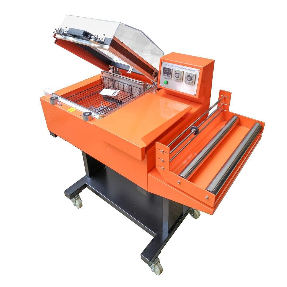 MS Shrink Wrap Chamber Machine, Capacity: 100 Pieces/Hr, Pof And PVC