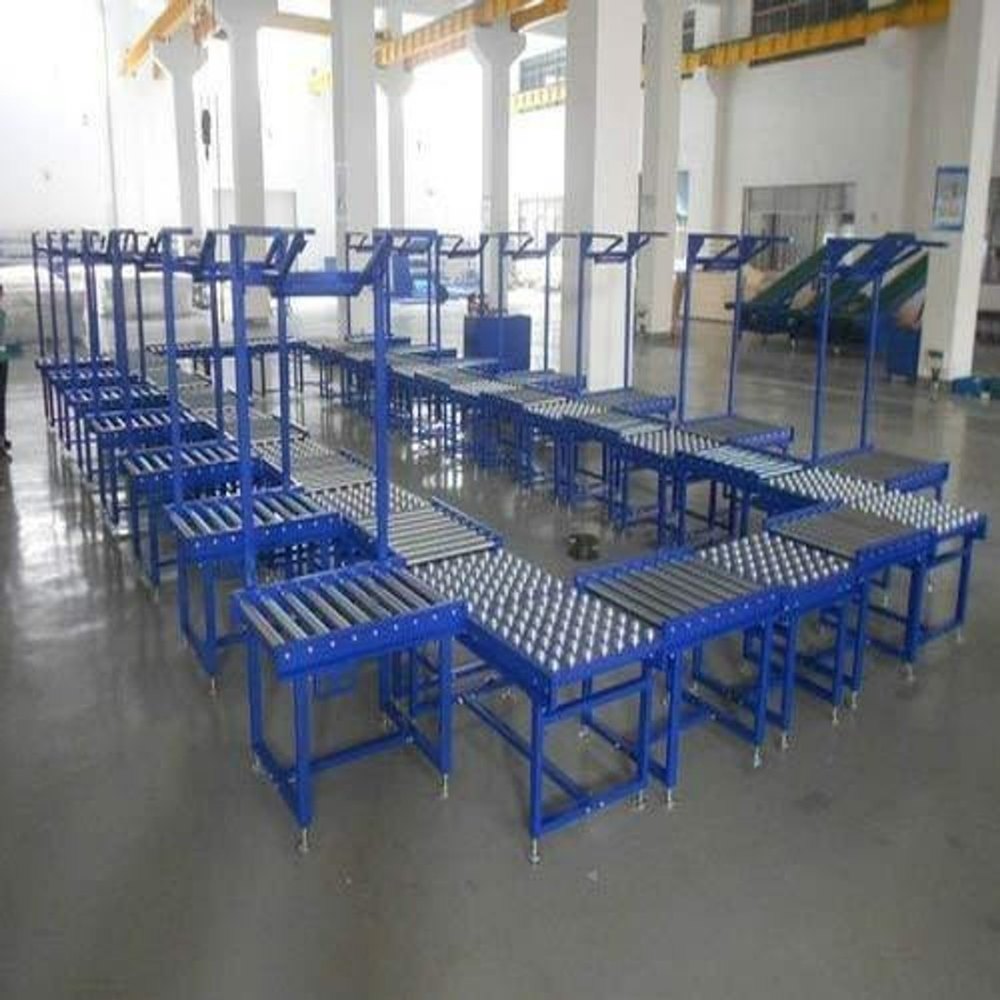 Stainless Steel Double Sprocket Tapered Roller Ball Transfer Table Conveyor