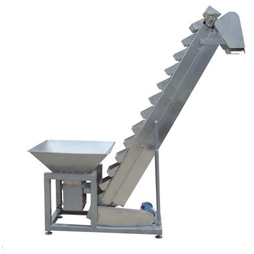 Aarzoo Eng. Works Stainless Steel Bucket Conveyor, Capacity: 50kg To 200kg
