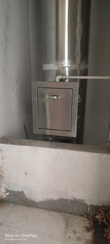 1.2 mm Stainless Steel Garbage Chute, For Realestate
