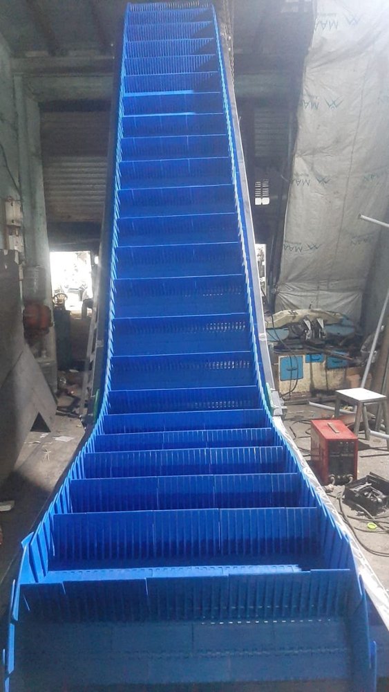 Z Type Belt Conveyor, Capacity: 50kg/feet