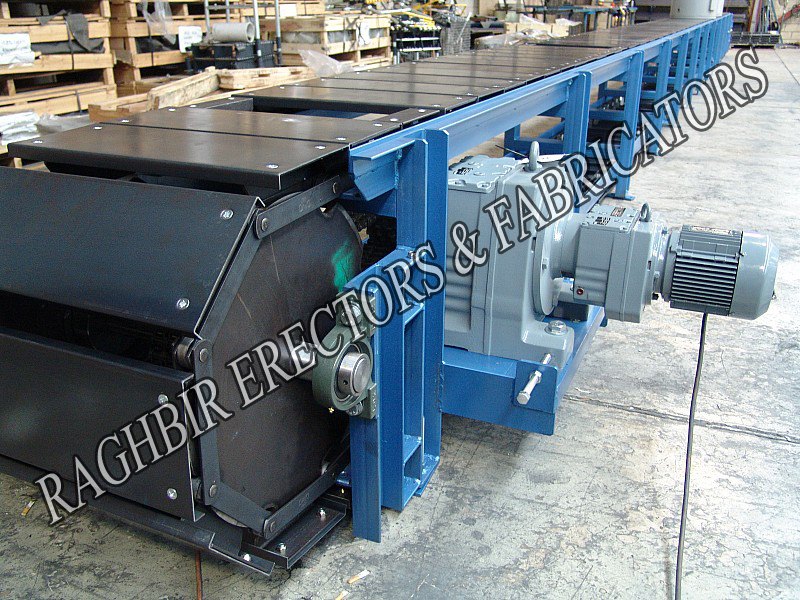 Electric Horizontal Slat Conveyor, Material Handling Capacity: 100-150 kg per feet