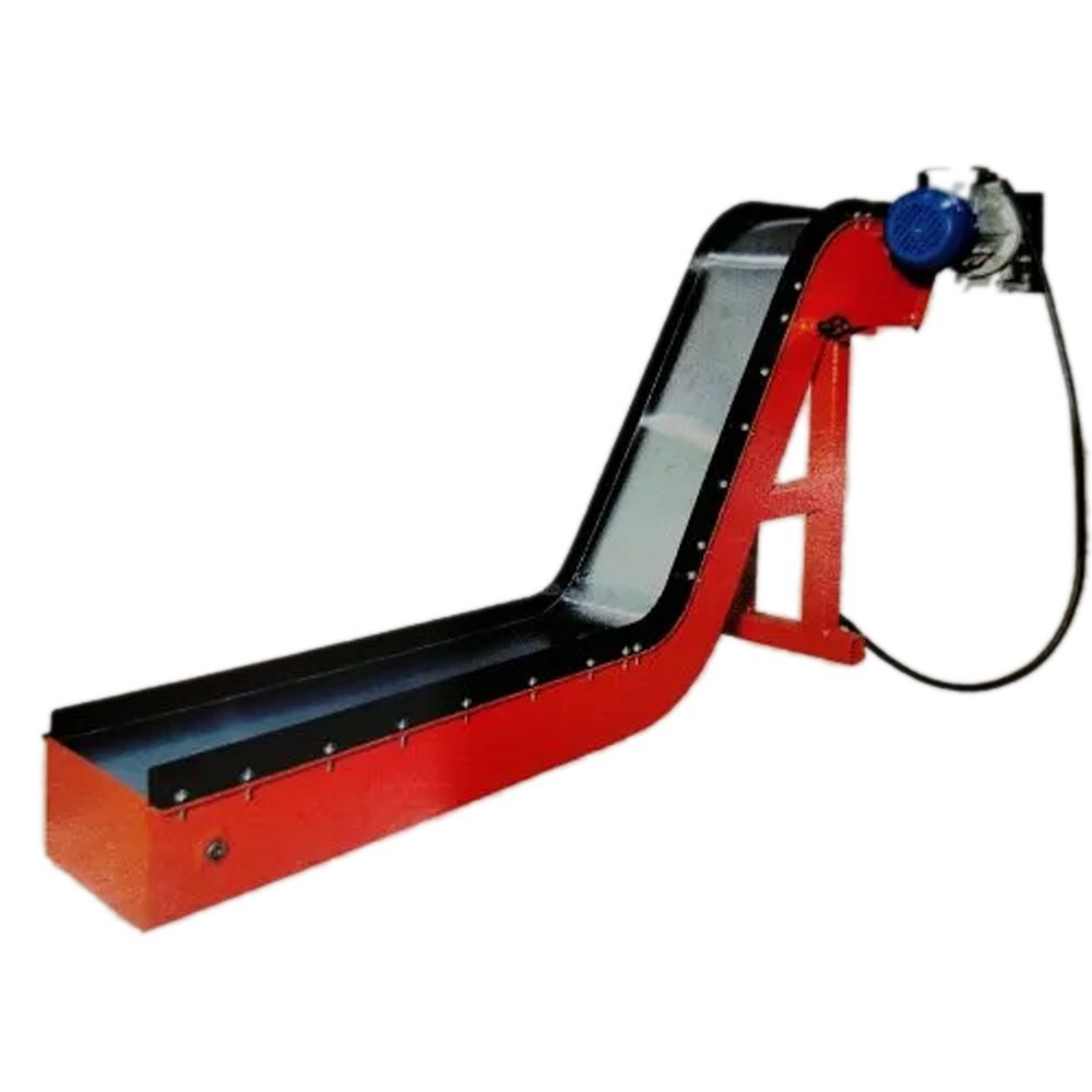 Mild Steel Magnetic Chip Conveyor, Capacity: 50kg/feet
