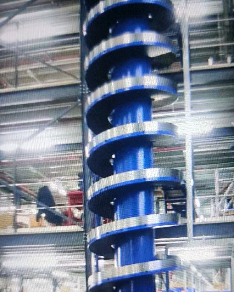 Stainless Steel Roller Heavy Duty Spiral Conveyor, Roller Diameter: 2 Inch, Material Handling Capacity: 50 - 100 Kg