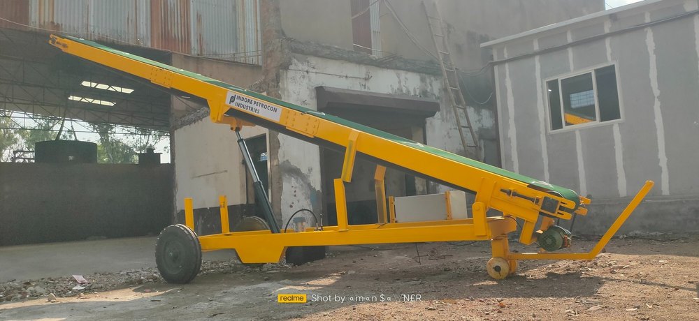 Steel Belt Conveyor Stacker, Capacity: 50-100 kg per feet