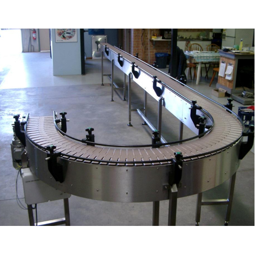 PMG Stainless Steel Crate Conveyor System, Capacity: 100 Kg Per Feet