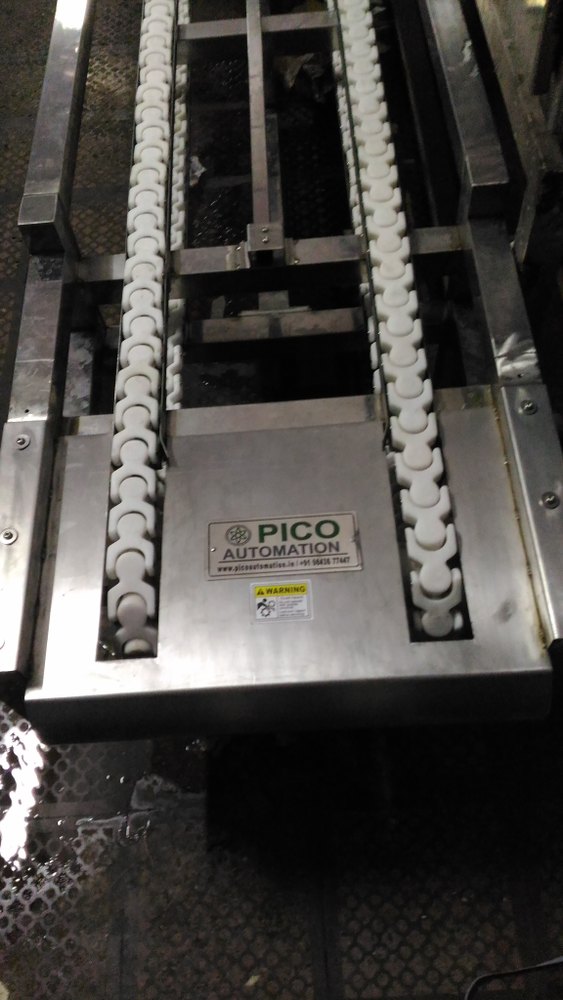 Pico Automation Stainless Steel Milk Crate Conveyor