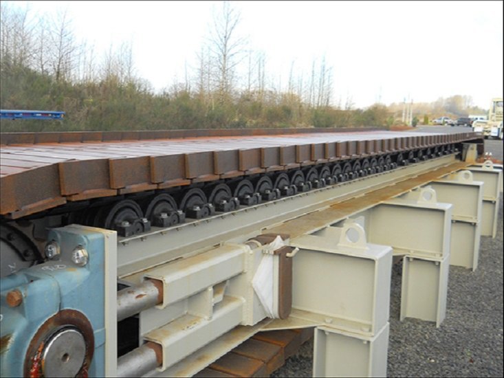 Mild Steel Chain Pan Conveyor, Capacity: 50 Kg Per Feet