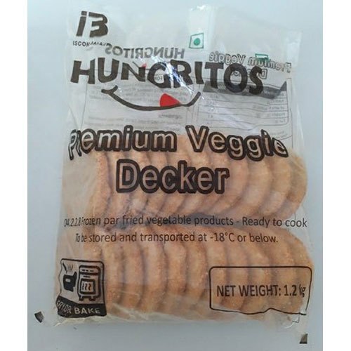 This Is Used For Burger Normal Premium Veggie Decker 1.2 Kg
