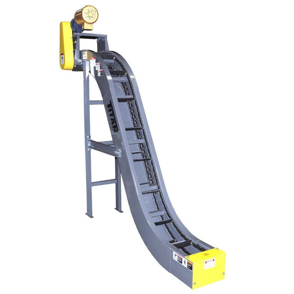Mild Steel Flight Conveyors, Capacity: 150-200 kg per feet